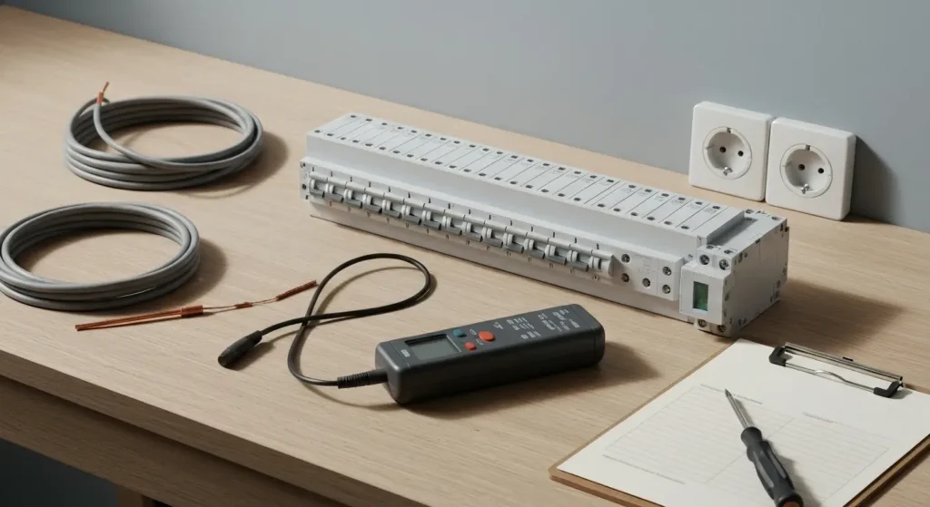 Checklista odbioru instalacji elektrycznej: pomiary, rozdzielnica, gniazdka i dokumentacja