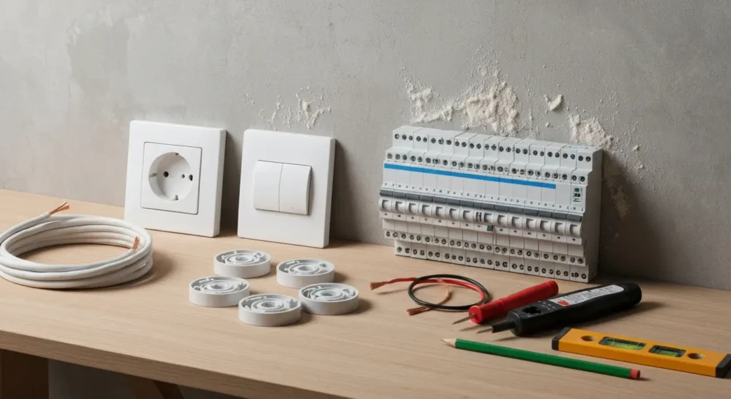 Instalacja elektryczna podczas remontu: projekt obwodów, puszki i rozmieszczenie gniazdek