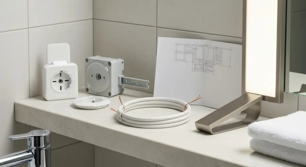 Instalacja elektryczna w łazience: strefy ochronne, gniazda i zabezpieczenia