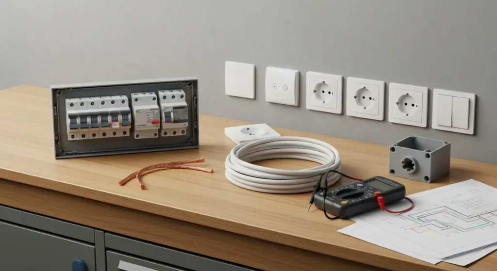 Koszt instalacji elektrycznej w domu: kalkulacja punktów, materiałów i robocizny