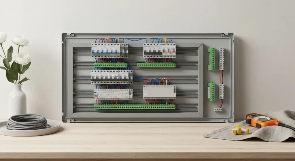 Rozdzielnica elektryczna w domu: dobór zabezpieczeń, schemat i opis obwodów